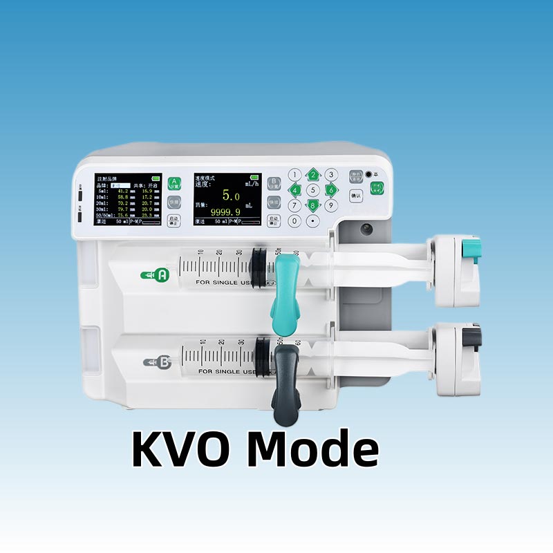 Bomba de seringa de canal duplo